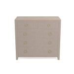 Ventura Raffia Chest Sand Grey