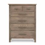 Benchmade Abingdon Oak 5 Drawer Chest