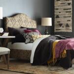 Custom Upholstered Santa Cruz Arched Bed - Image 2