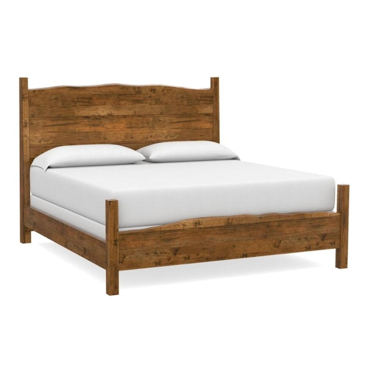 Benchmade Heritage Maple Live Edge Panel Bed Benchmade Heritage Maple Live Edge Panel Bed - Image 1