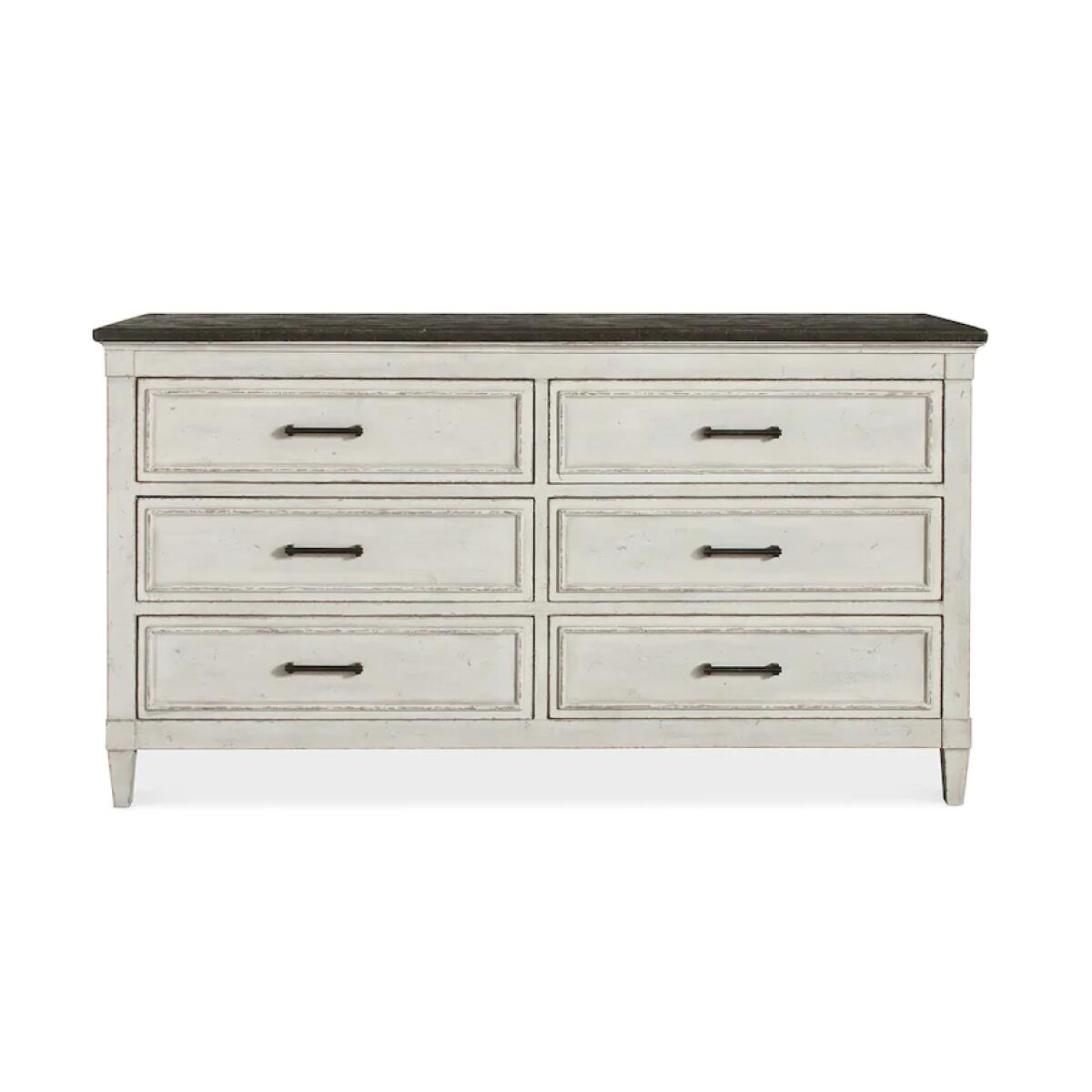 Bella 6 Drawer Stone Top Dresser Bella 6 Drawer Stone Top Dresser - Image 1