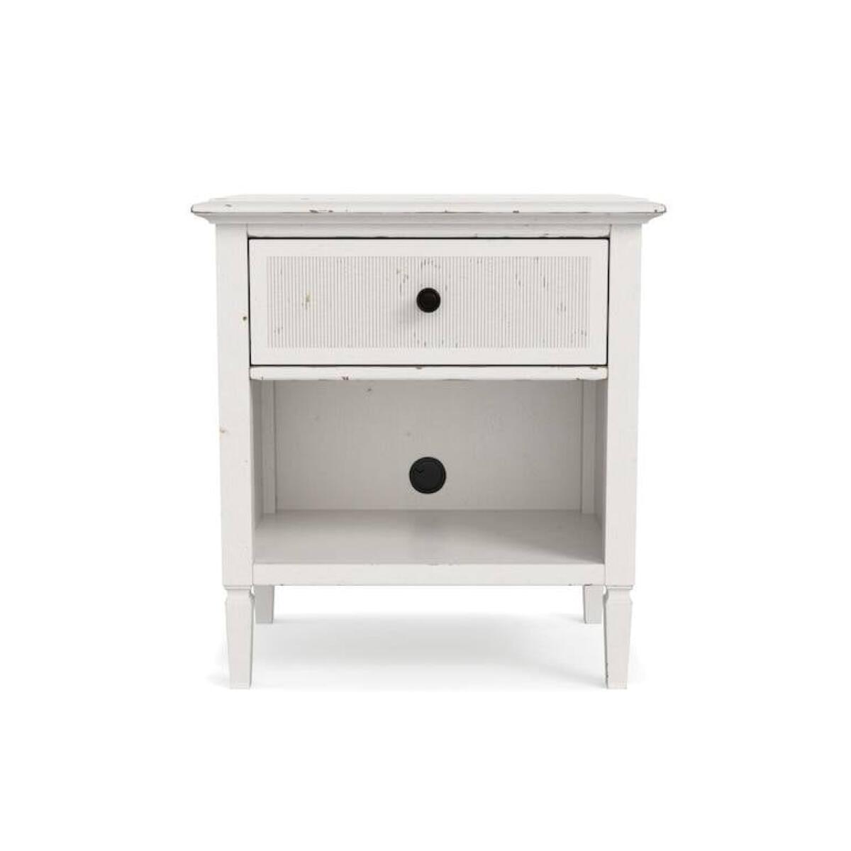 Shoreline Bedside Table Sea Salt Shoreline Bedside Table Sea Salt - Image 1