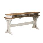 Farmhouse Reimagined Console Bar Table