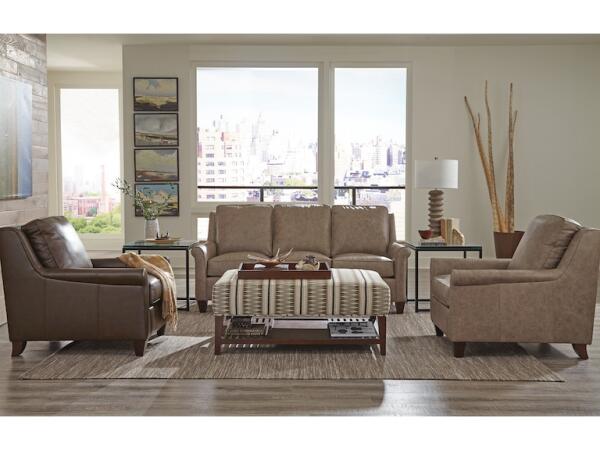 CM Leather Sofa L78485BD - Image 4