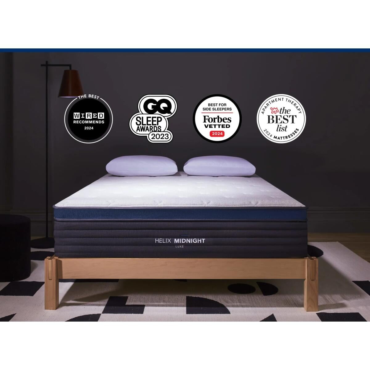 Midnight Luxe Mattress w/ Cooling Cover Midnight Luxe Mattress w/ Cooling Cover - Image 1