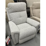 La-Z-Boy Douglas Recliner in light grey fabric