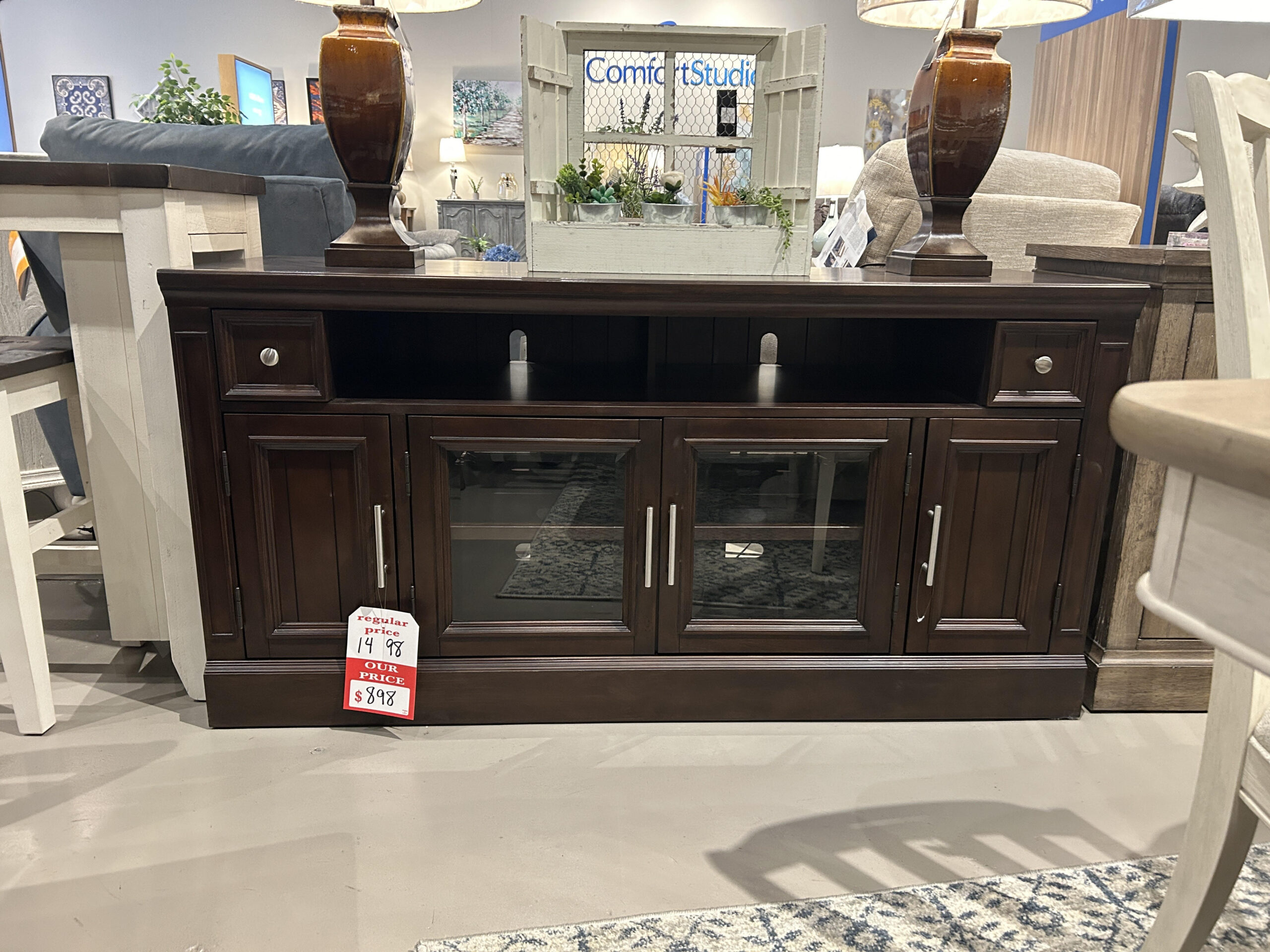 PHconsoleSTA412 Parker House Media Console - Image 1