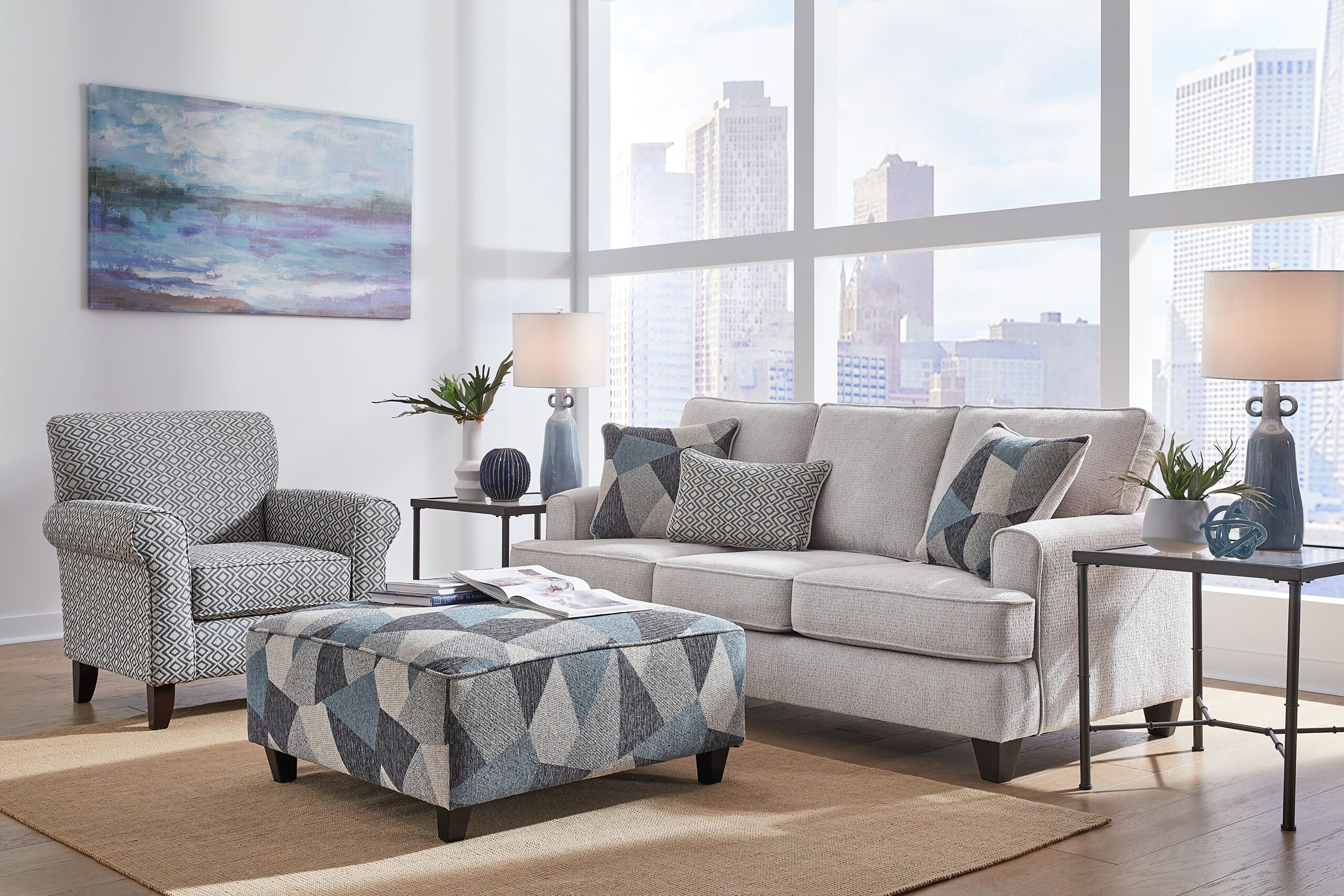 Arias Ash Ottoman