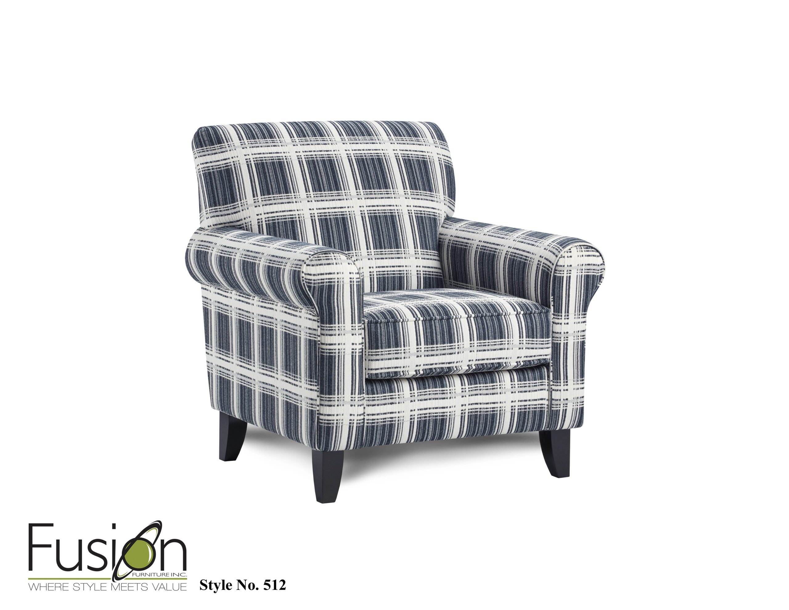 Stanza Navy Accent Chair